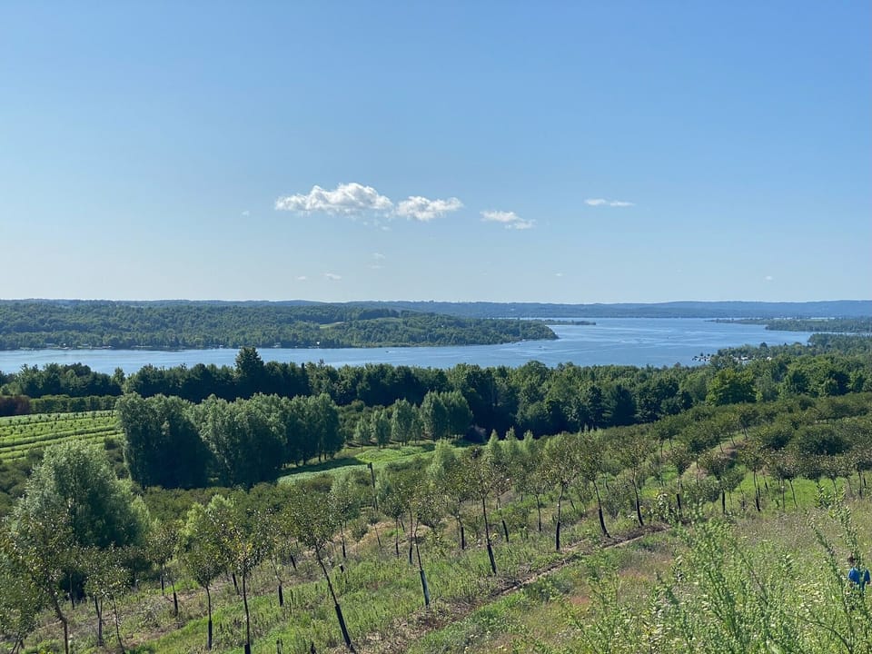 Lake Leelanau - Overlook drive near home