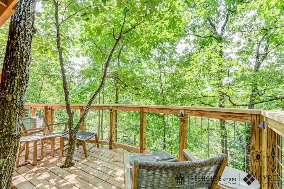 Private deck with scenic views