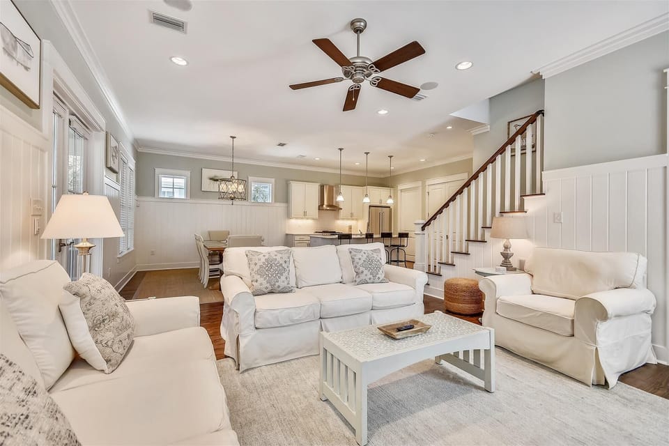 Inviting living space designed for easy vacation downtime.