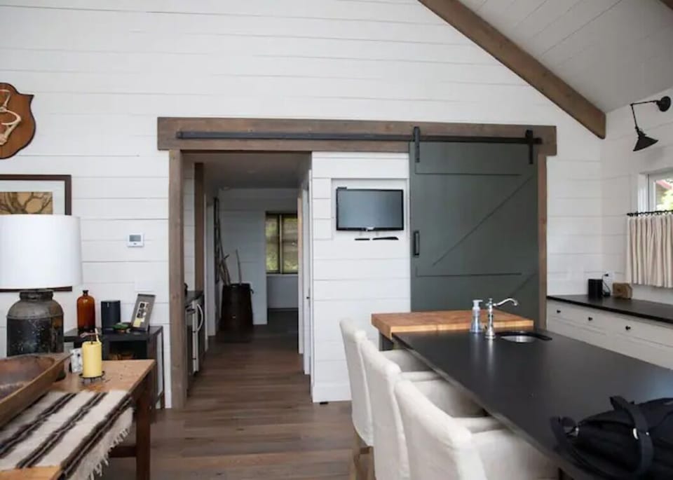 Barn Door in Kitchen