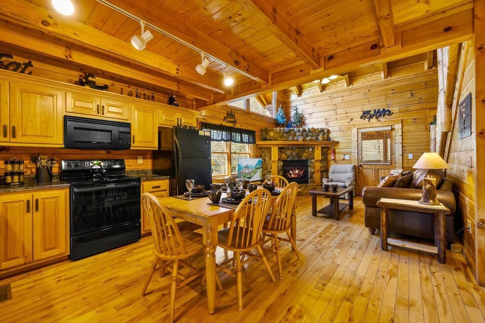 Large open kitchen