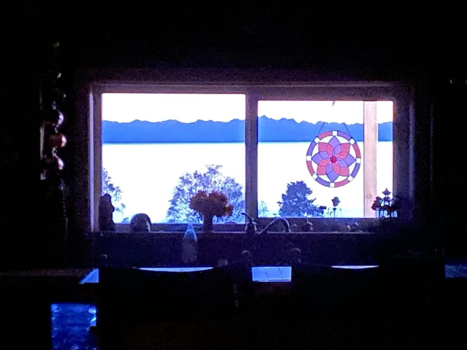 View from the kitchen sink, best dish washing view ever!