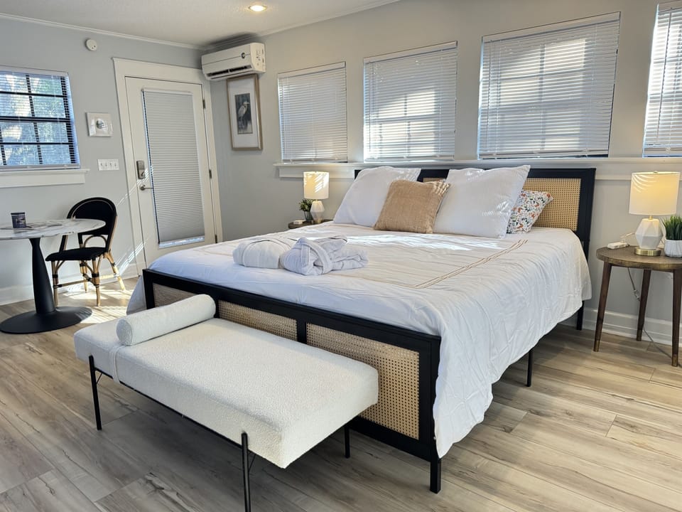 Serna and lily dining area and bedding 