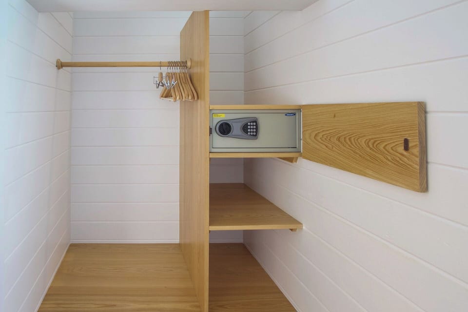 Safes in 2 bedrooms