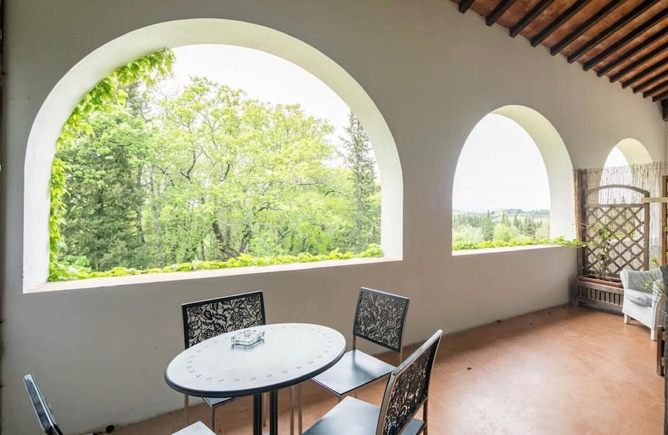 Enjoy your morning coffe from this private room terrace