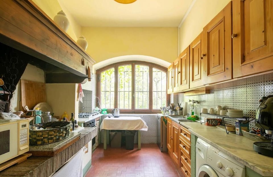 Enjoy a fully equipped Kitchen with traditional Tuscan charm