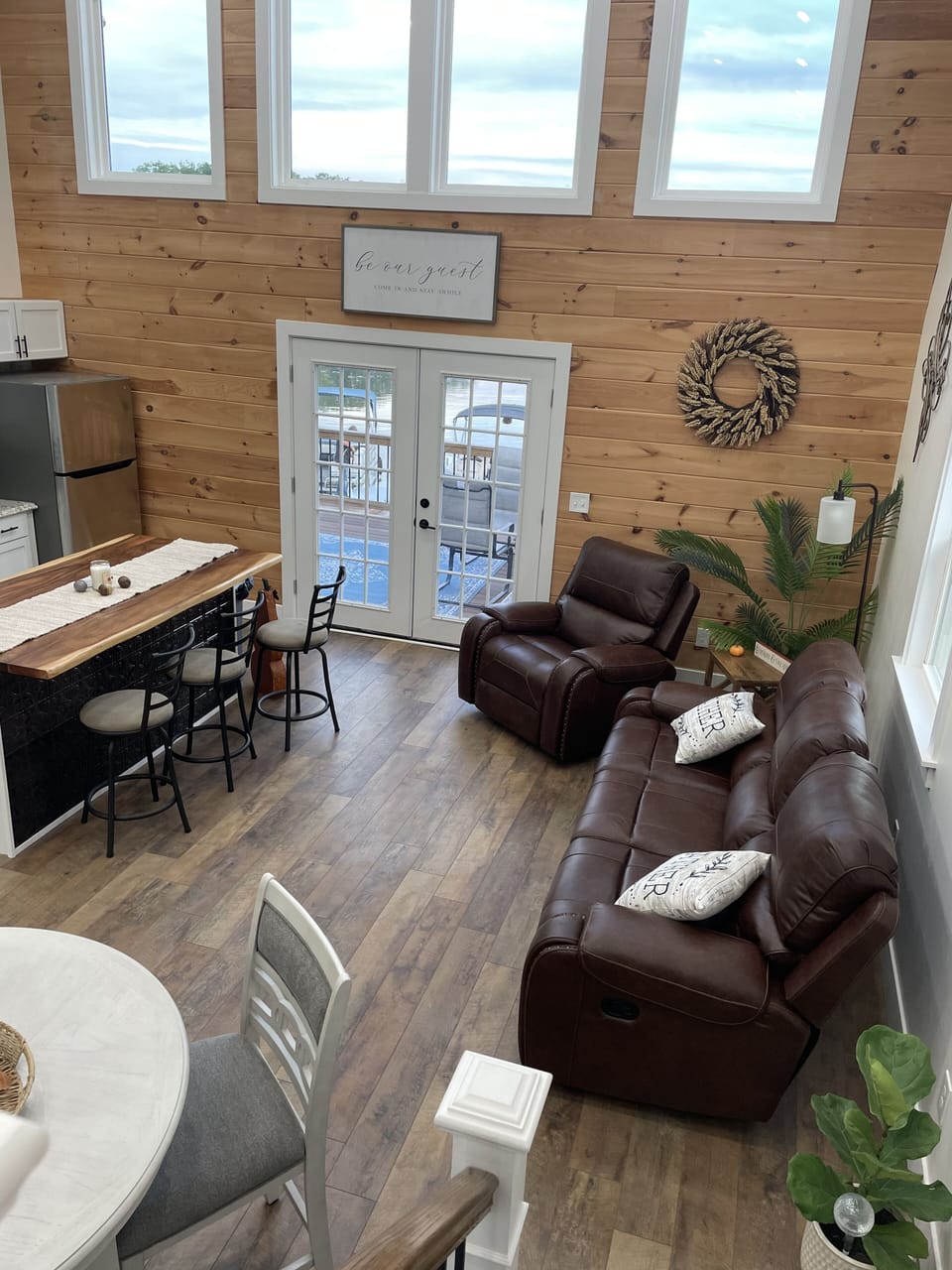 Main floor open living area