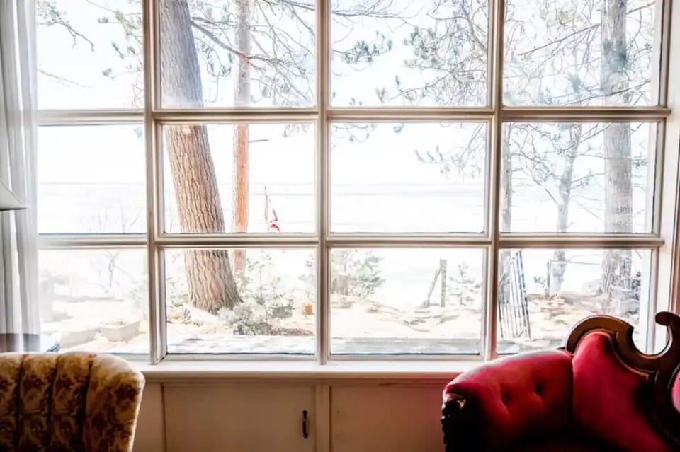 View of Lake Nipissing from living room one.