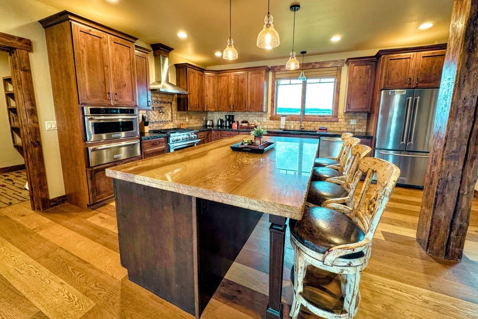 From the modern appliances to the wide array of cookware, this kitchen has everything you'll need to whip up meals for the whole group.