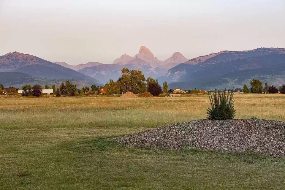 Every bedroom in the house has a view of the Tetons!