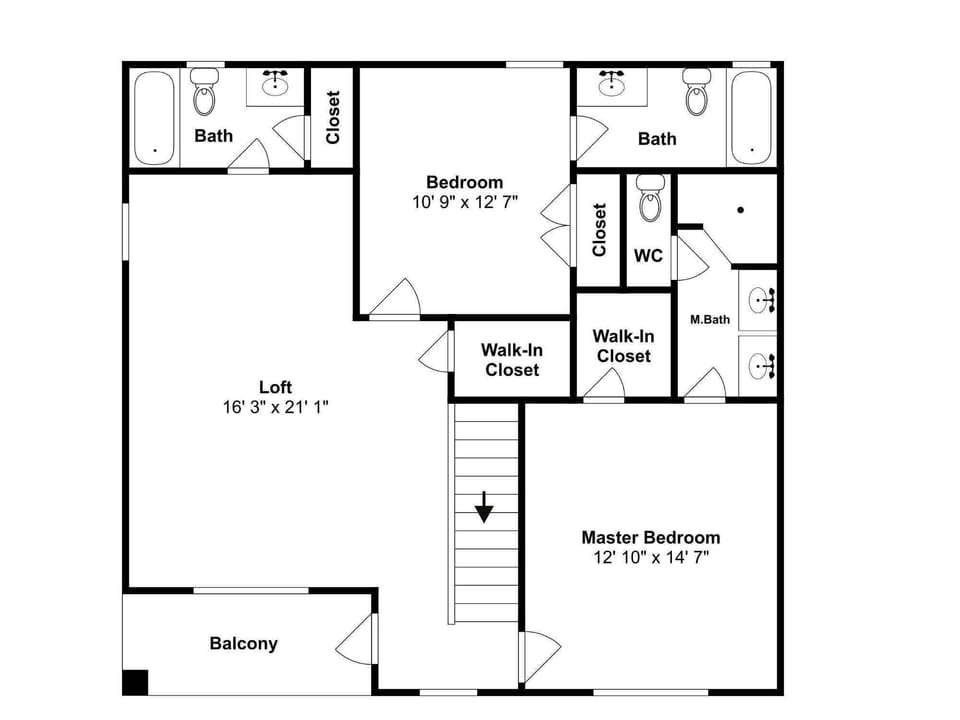 Floor Plan - Second Floor