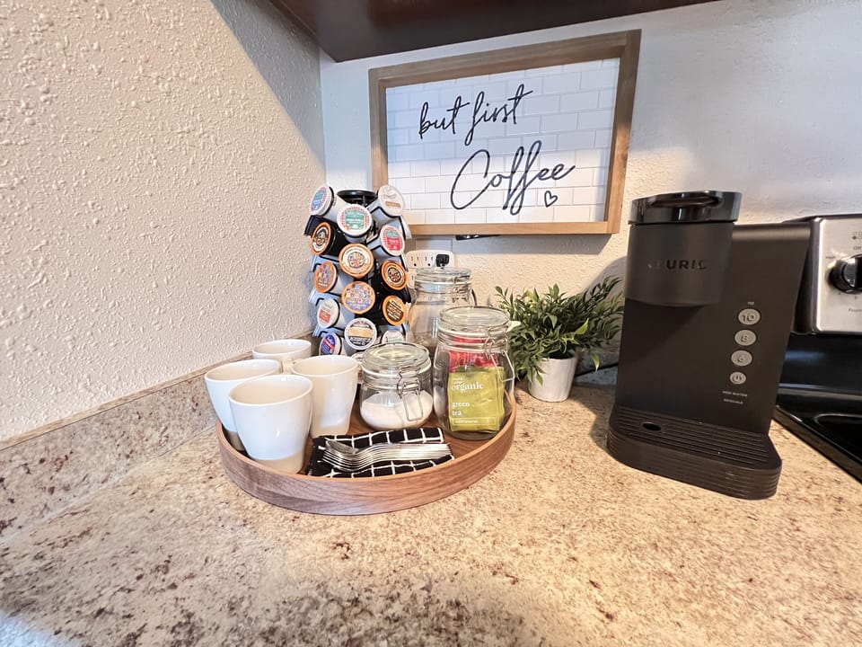 Start your day with a cup of fresh coffee.