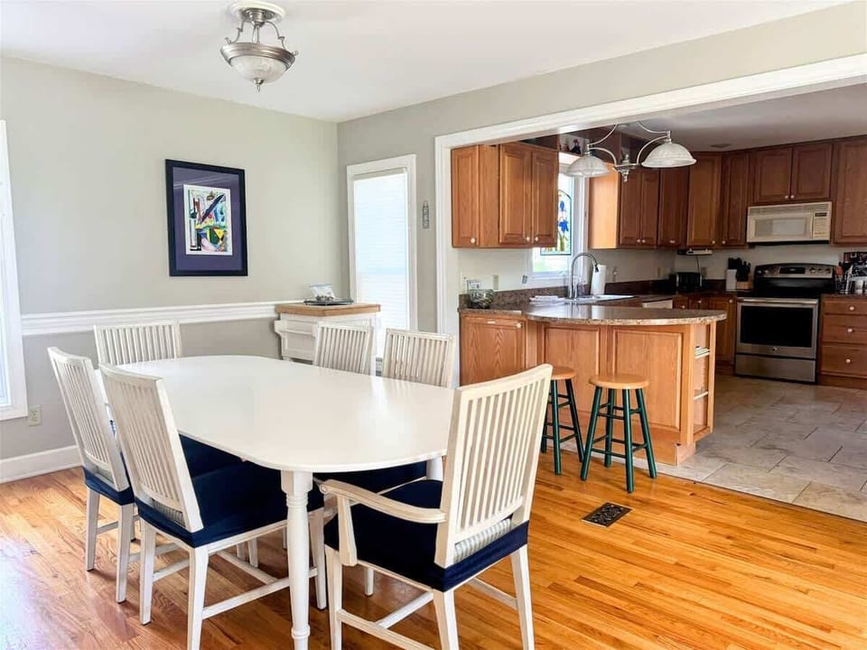 Meals Taste Better When the Whole Crew Fits Around the Table  From pancakes to card games, this dining space was built for connection.