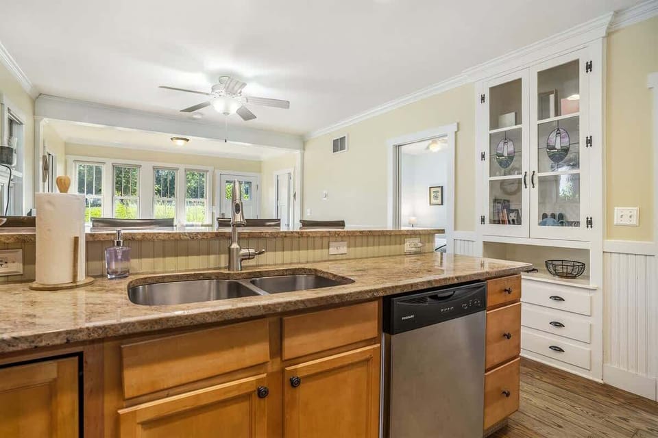 Open Concept Kitchen and Living Room