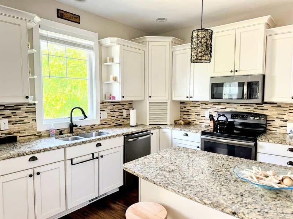 Fully equipped modern kitchen