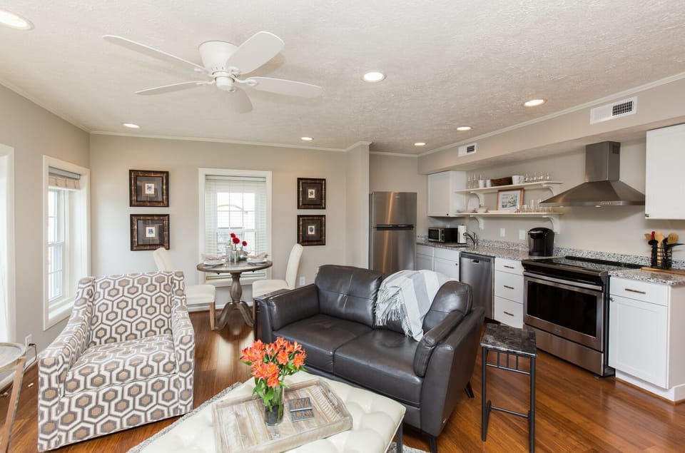 Open Kitchen and living area
