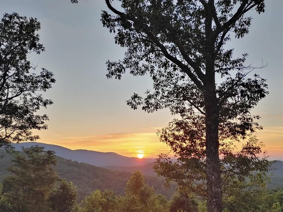 The home is located on 14 acres, with plenty of room to explore.