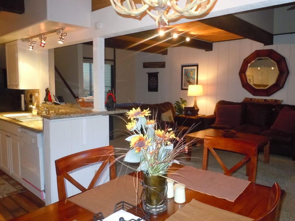 Open floor plan living area