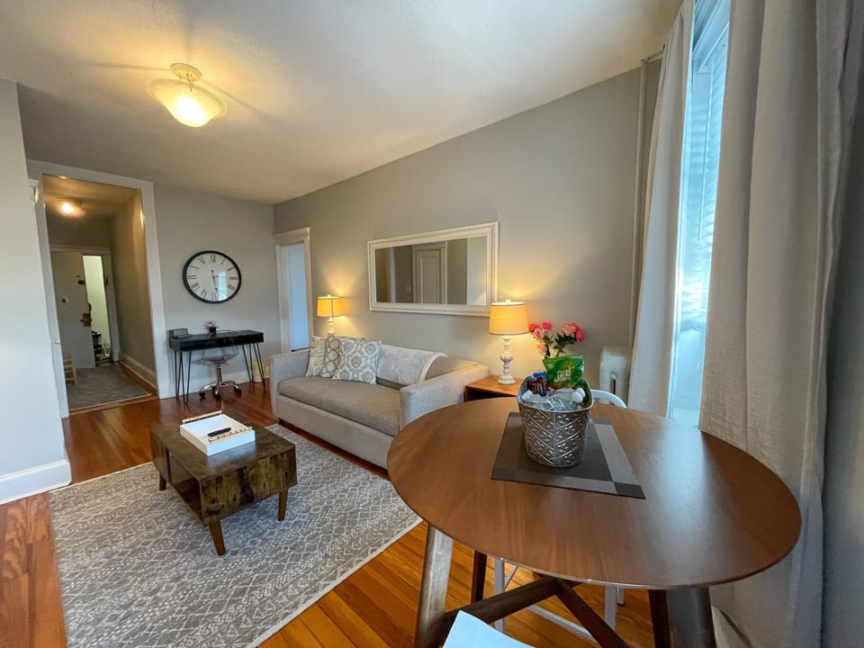 High top dining space or relaxing table in living room