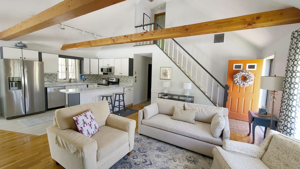 Main living area is an open and comfortable space