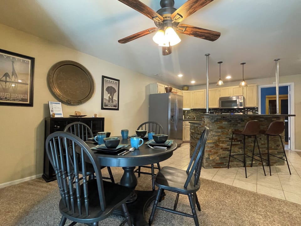 Kitchen and Dining Area | Seating for 4!