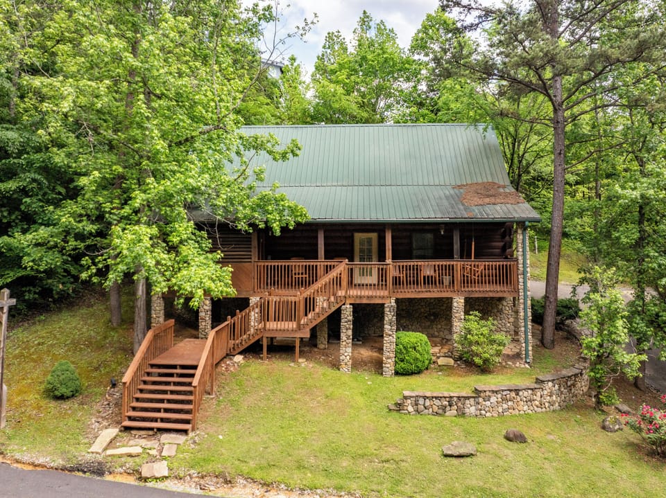Relax on the front porch 