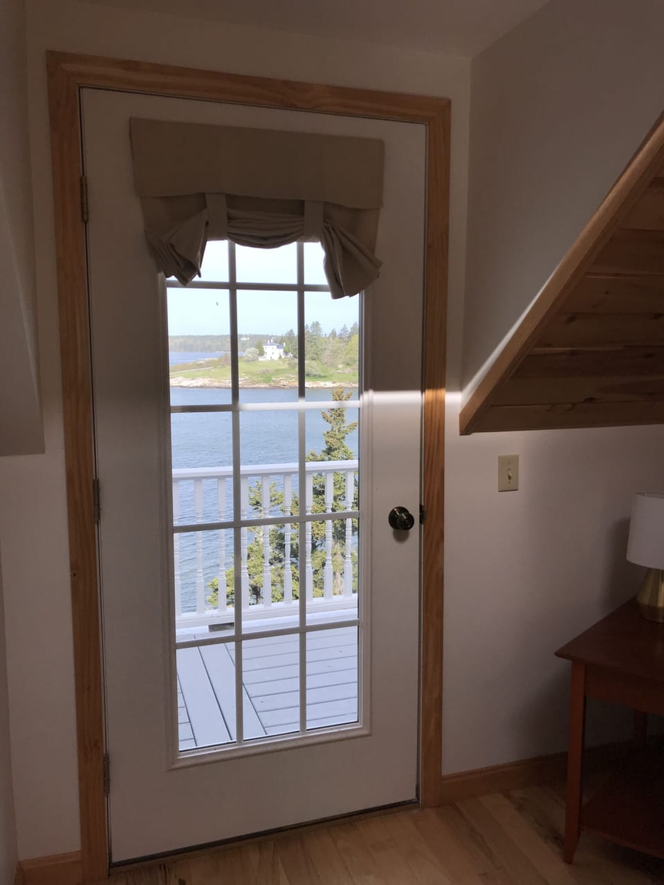 Master bedroom with a private balcony to take in the views