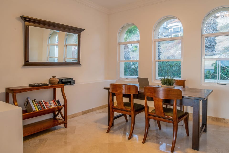 Upstairs dining area