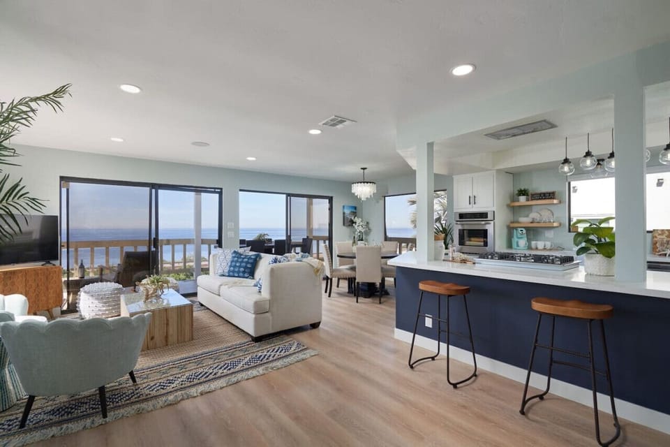 Kitchen island for additional seating