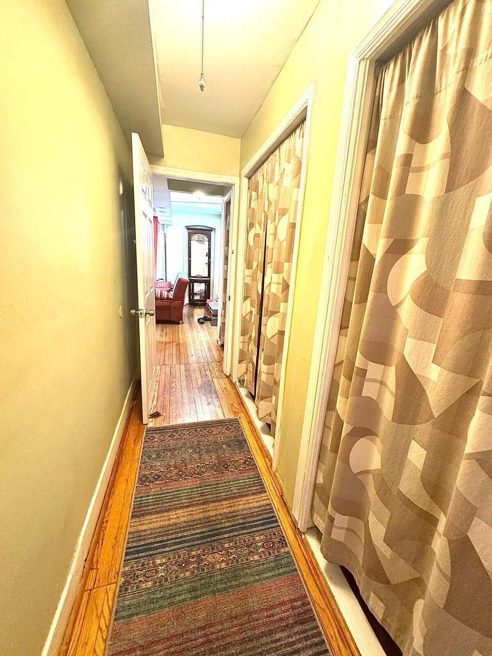 Hallway going from living room to bedroom