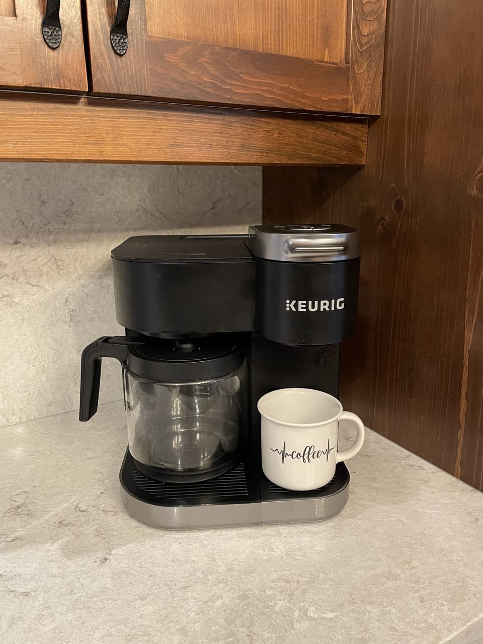 Keurig coffee station provided