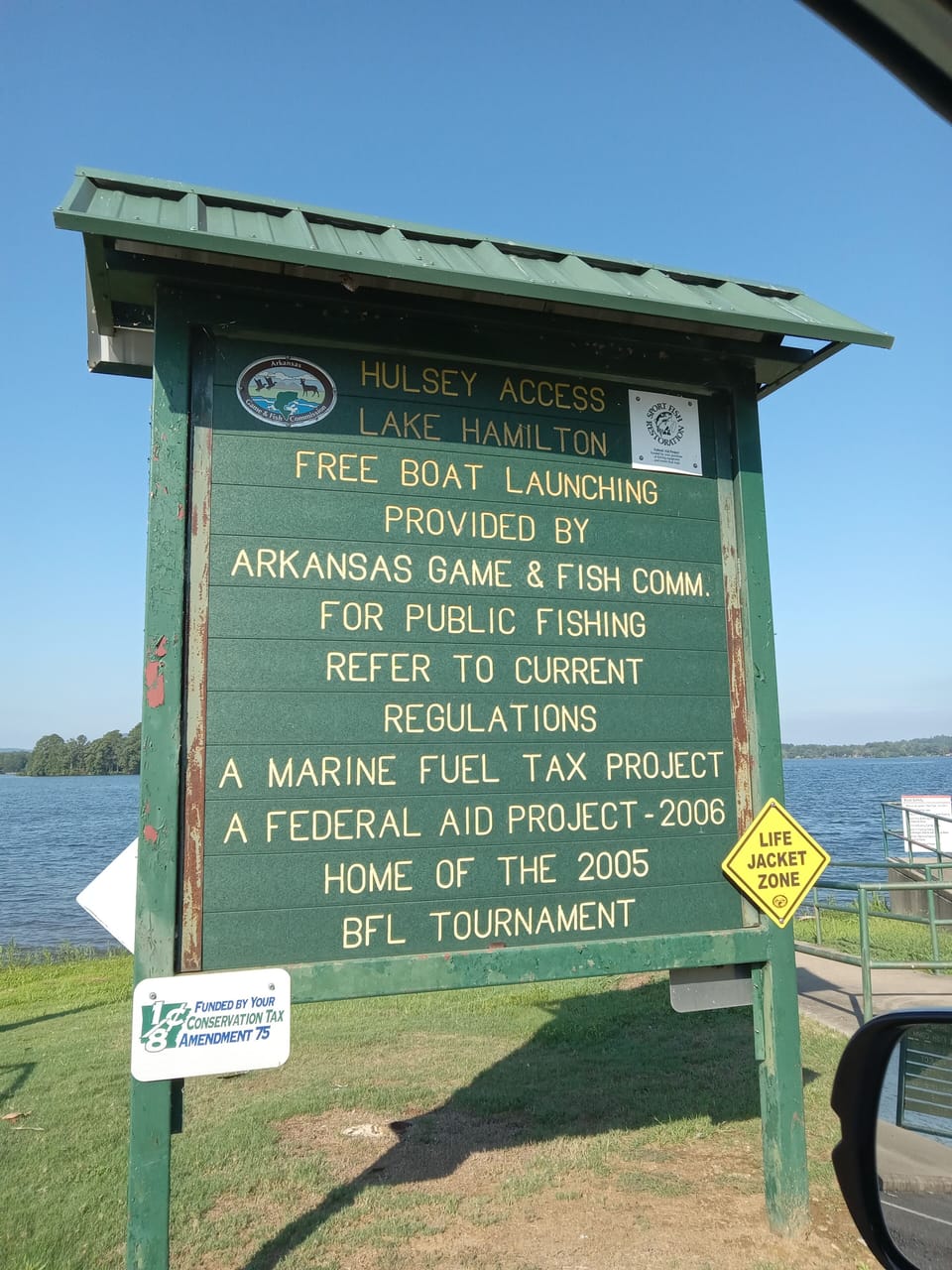 Closest public boat ramp is Hulsey Access near the Fish Hatchery. 15 min by car
