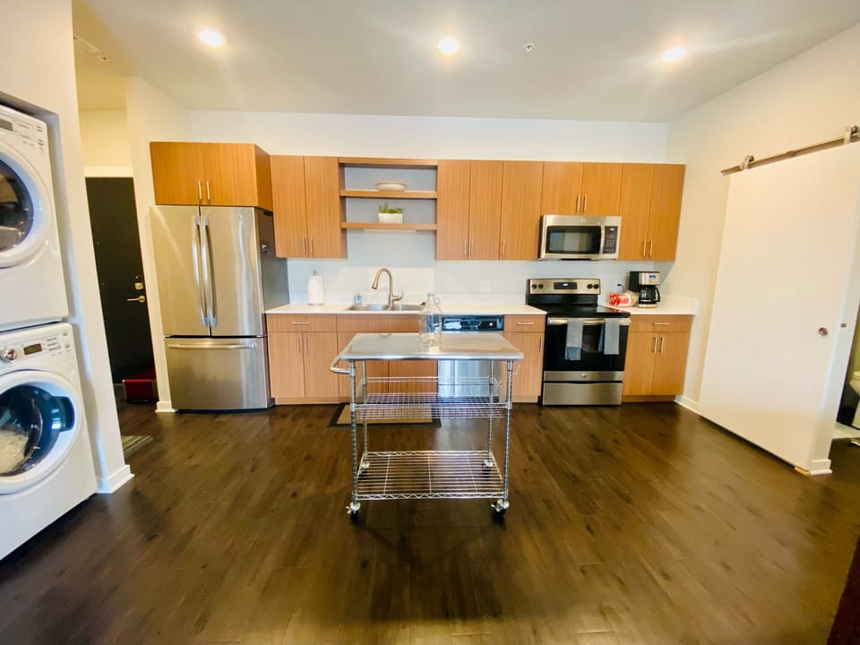 Fully stocked kitchen