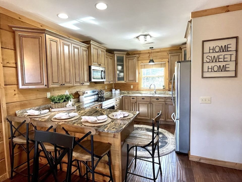 Well-stocked kitchen for making meals and memories