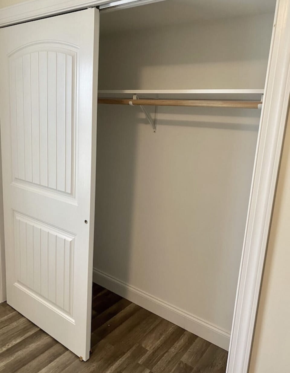 Double closets in every room 