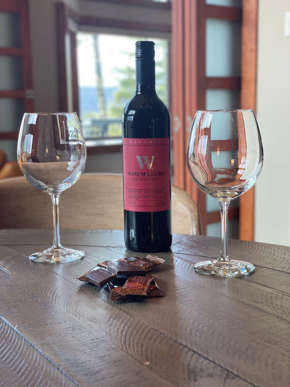 A complimentary bottle of wine and chocolates provided with each stay!