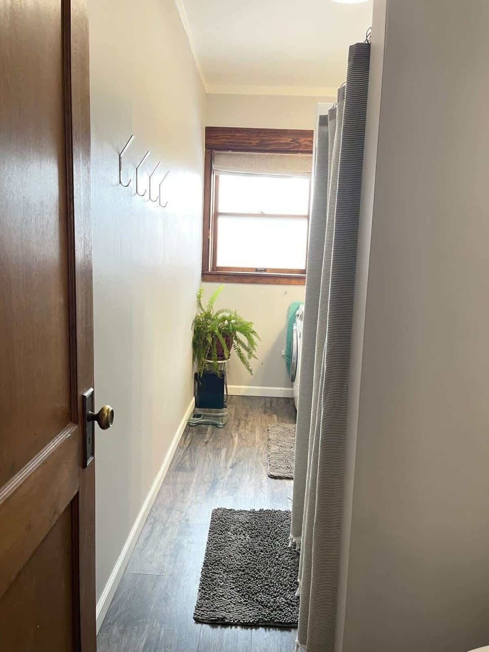 Bathroom with shower and tub