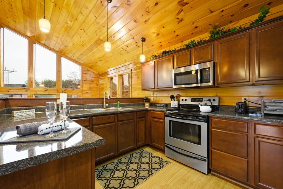 Our kitchen is well stocked and we provide some essentials.