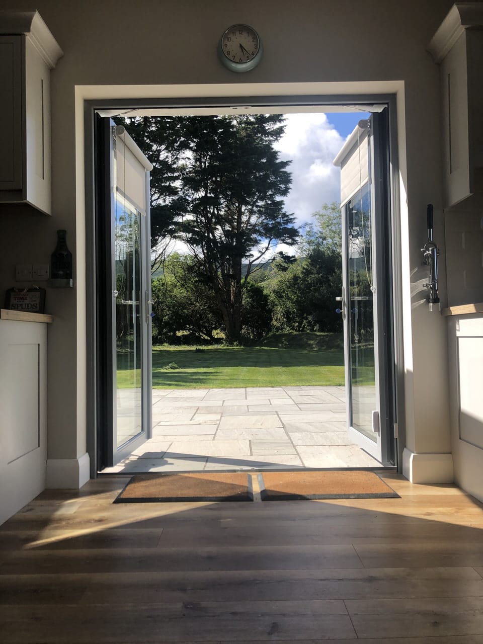 Kitchen to patio