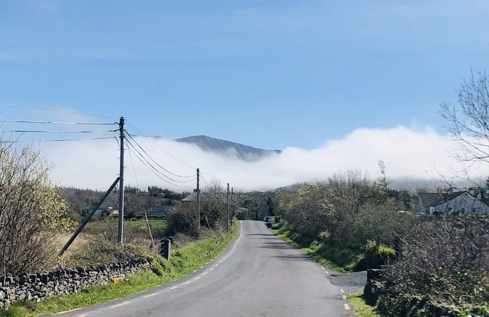 Early morning fog Cloghane road 