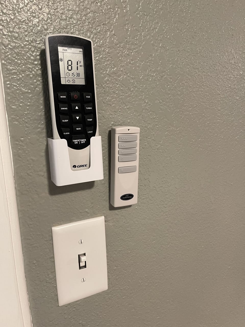 Air conditioning is controlled room to room 