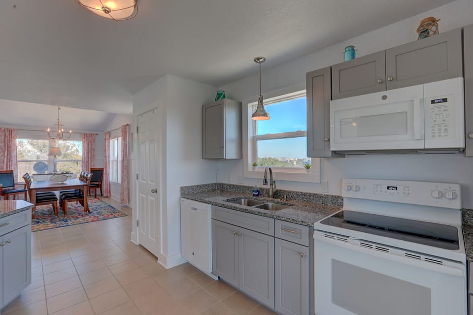 Kitchen offers a huge pantry, double sinks, dishwasher, and everything you need