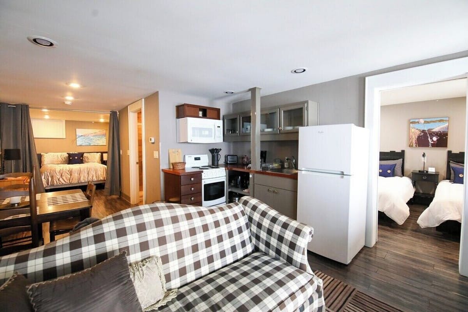 Panoramic view of apartment (please note apartment is separately attached to a main house that is rented separately) 