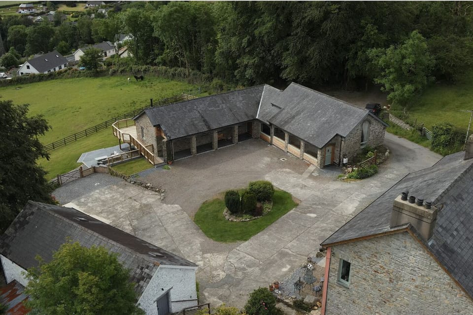 Ample parking is available and there is a socket available for charging cars