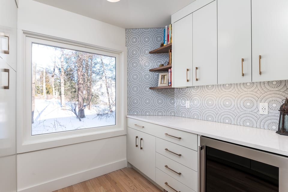 Butler pantry.