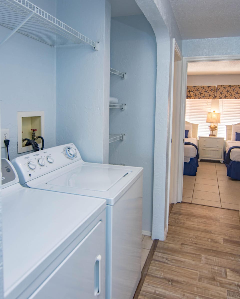 Laundry and Guest Bedroom