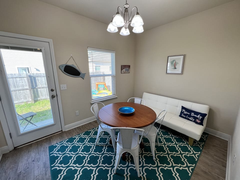 Head to the backyard for outdoor fun