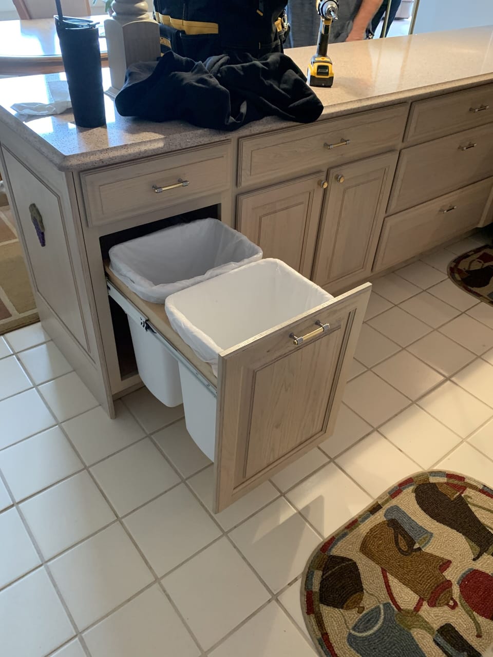 Hidden Trashcans