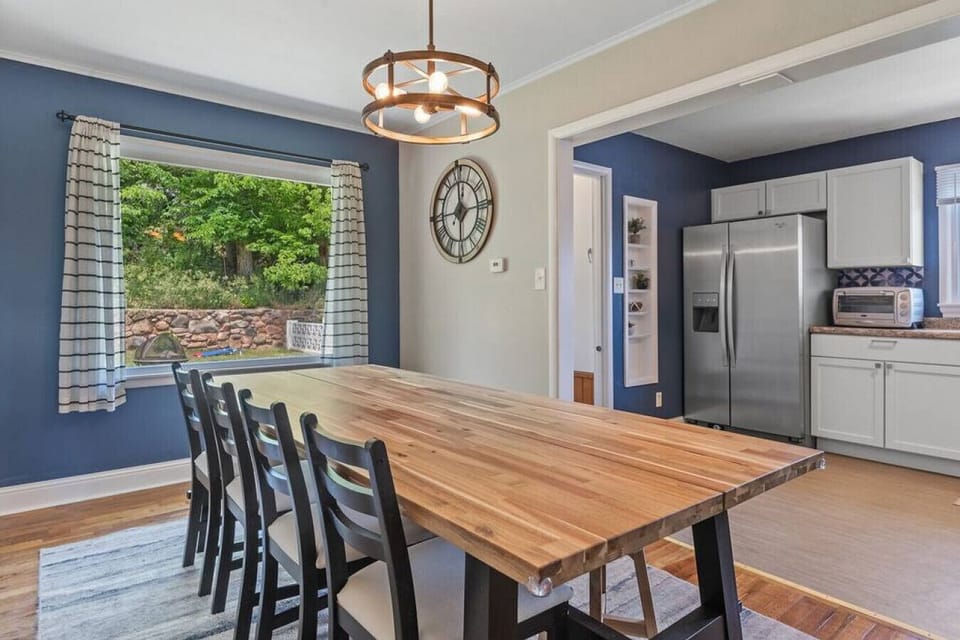 Dining Table with large open window