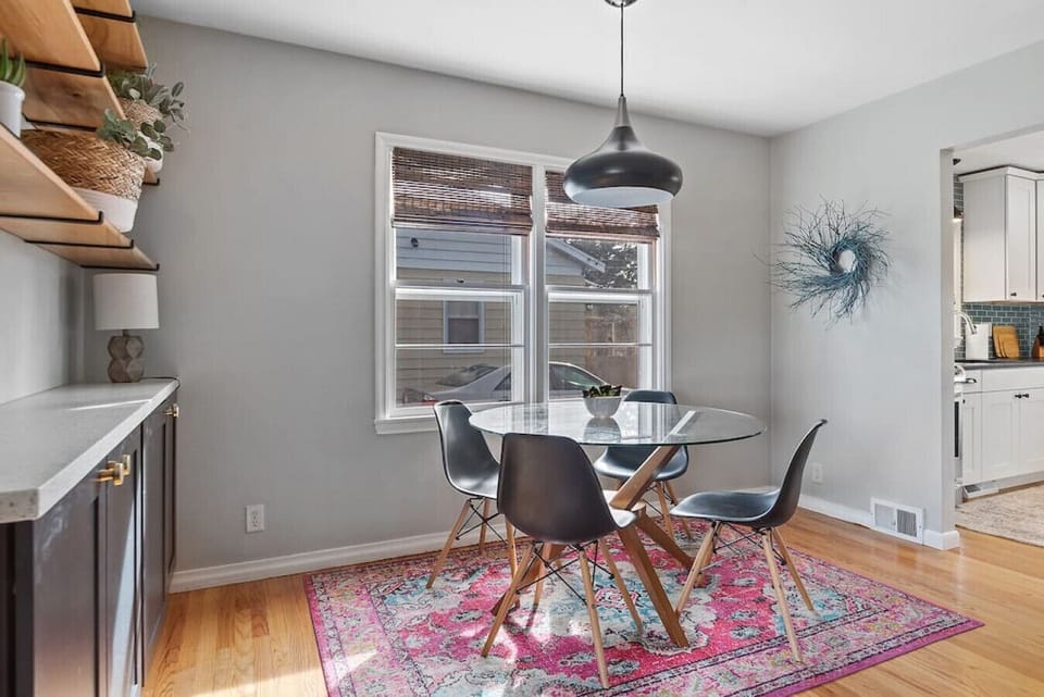 Perfect spot for enjoying meals or catching up over coffee...